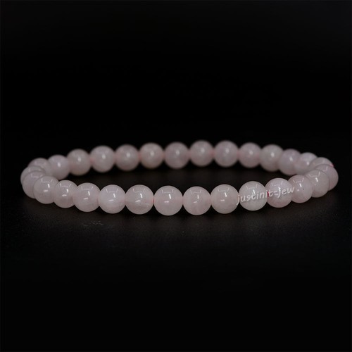 6mm Fashion round gemstone beads stretchable bracelet 6.5" - Picture 16 of 222