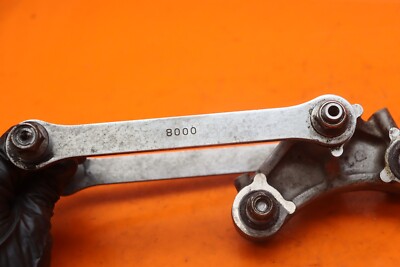 04-05 KAWASAKI NINJA ZX10R OEM REAR DOGBONE SHOCK LINKAGE 04-05 KAWASAKI NINJA ZX10R OEM REAR DOGBONE SHOCK LINKAGE