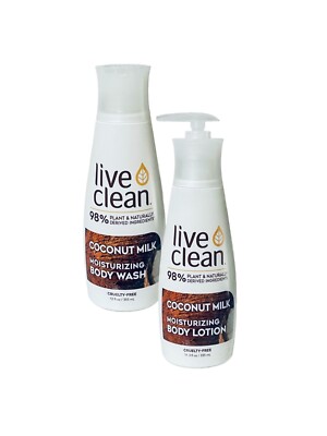 Live Clean Body Wash & Body Lotion
