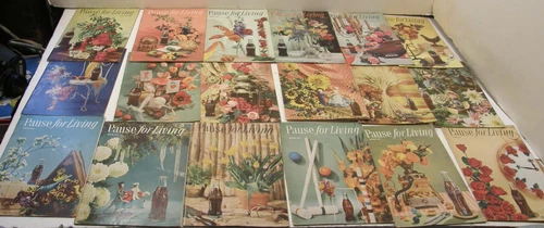 VINTAGE LOT 18 PAUSE FOR LIVING COCA COLA MAGAZINE 1955-1960 MCM ENTERTAINING