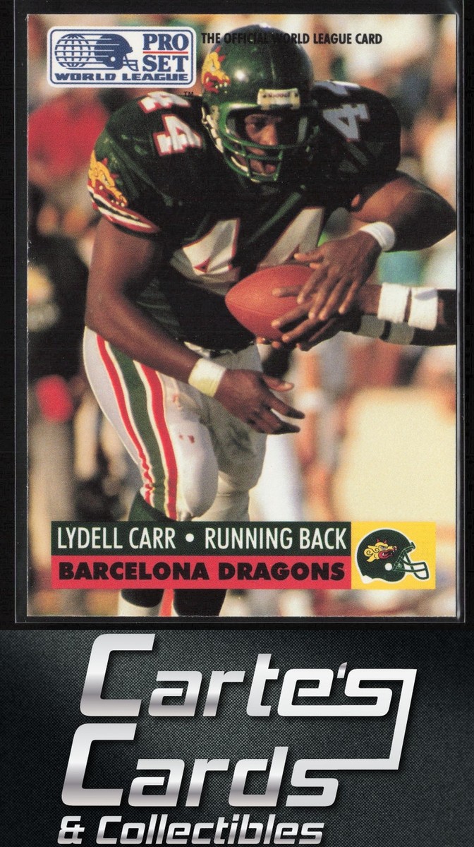 Lydell Carr 1991 Pro Set WLAF #32 Barcelona Dragons | eBay