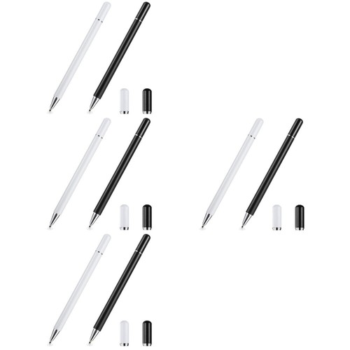 4 PCS Double-headed Stylus Sensitivity Capacitive Tablet Touch Pen