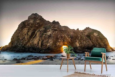 3D Rocks Landscape Nature Wallpaper Wall Murals Removable Wallpaper
