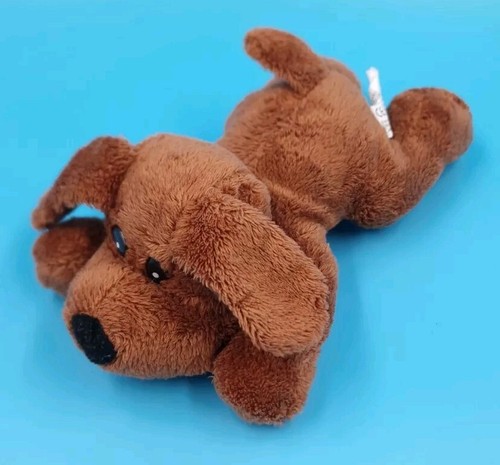 Hund Welpe Plüsch ähnlich Wauzi Liegend Braun 19 cm Stofftier Senator Kerken - Bild 5 von 9