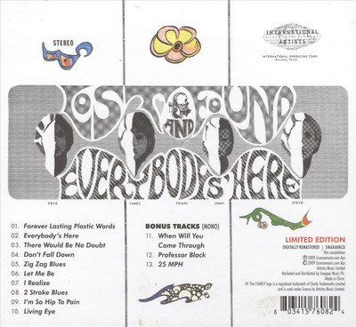 THE LOST AND FOUND (PSYCH) - EVERYBODY'S HERE [BONUS TRACKS] NEW CD