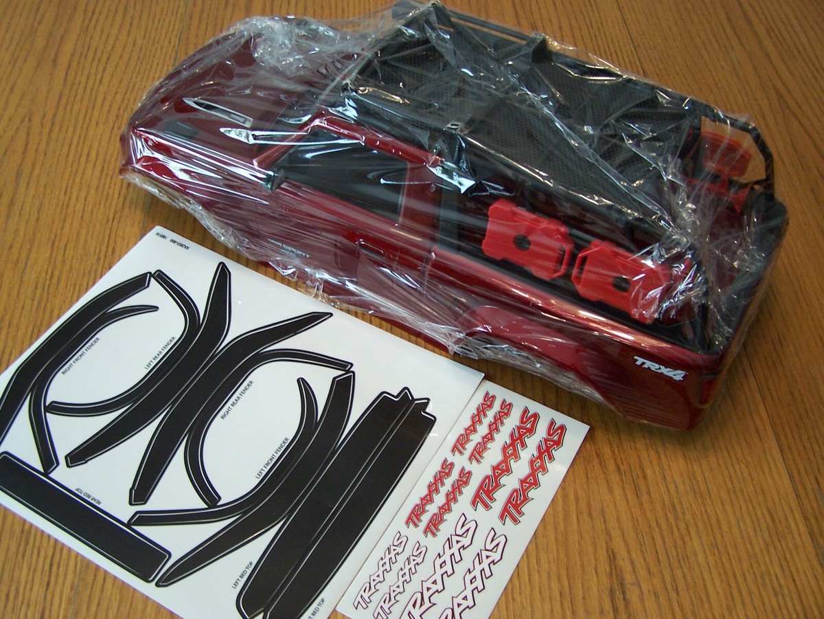 Fits Traxxas TRX-4 1/10 High Trail Sport Red Body Exo Cage