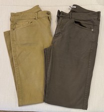 Peter Millar Men 5 Pocket Pant 34 / 33 2 Pair...