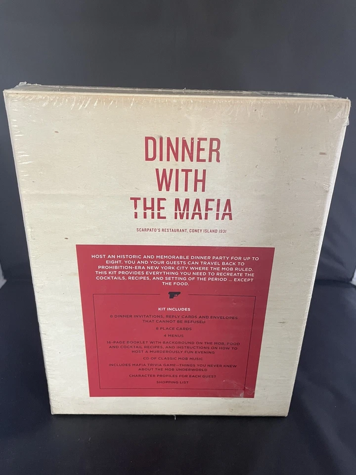 Dinner with the Mafia - Dinner Party Murder Mystery Game for up to 8 Guests New  — 第 2/4 张图片