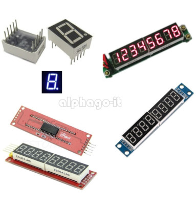 1X MAX7219 8-stellige LED Anzeige 7 Segment Digital Röhre für Arduino Raspberry Pi