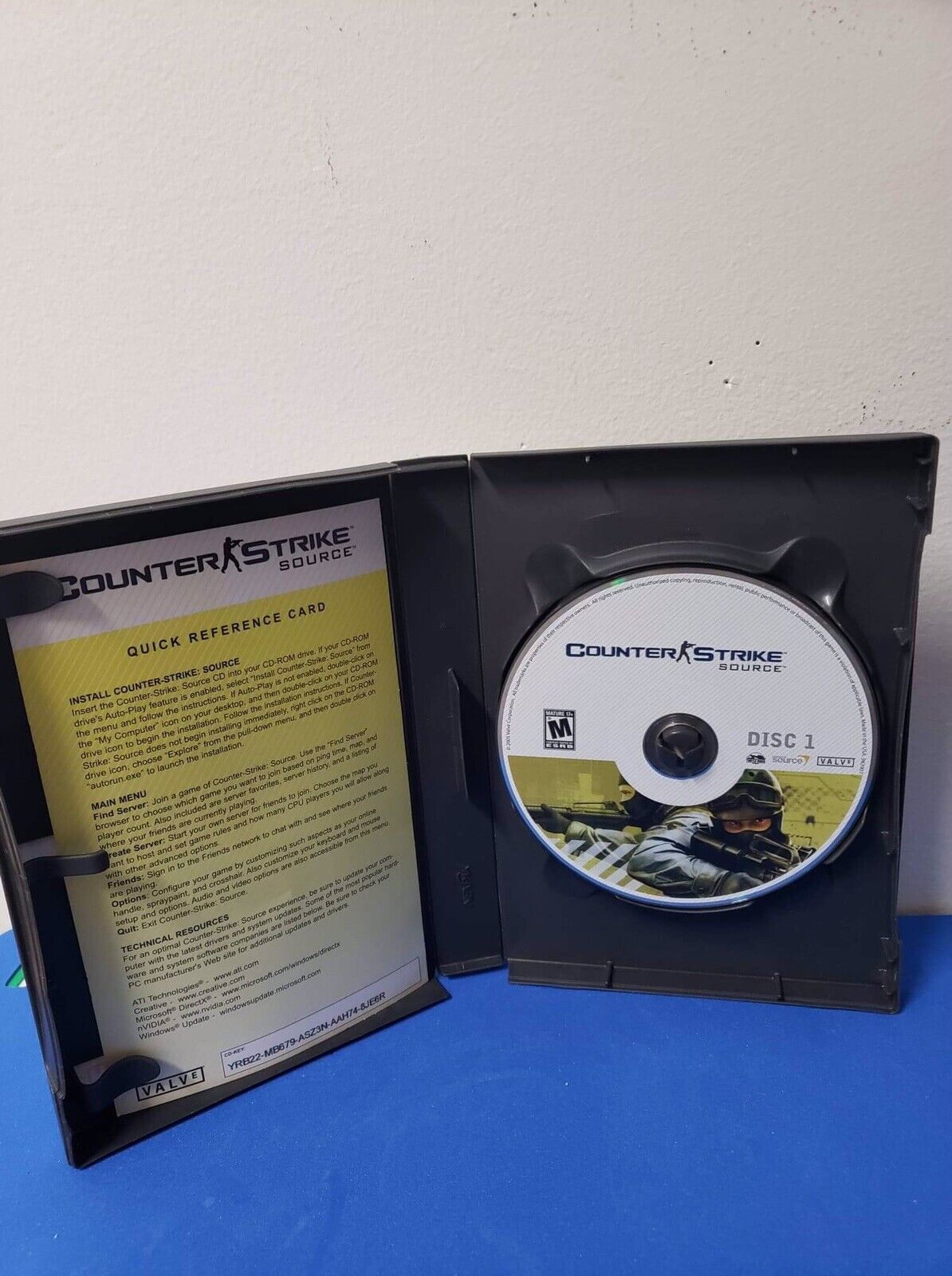 RARE! BIG BOX PC - Counter Strike: Source half-life 2:death match Day of  Defeat