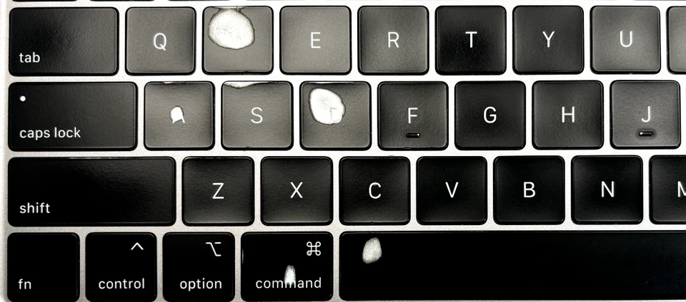 ✅ MACBOOK AIR 13 A1932 KEYBOARD SPACE GRAY TOP CASE PALMREST TESTED GRADE B ✅ - Image 3 of 4