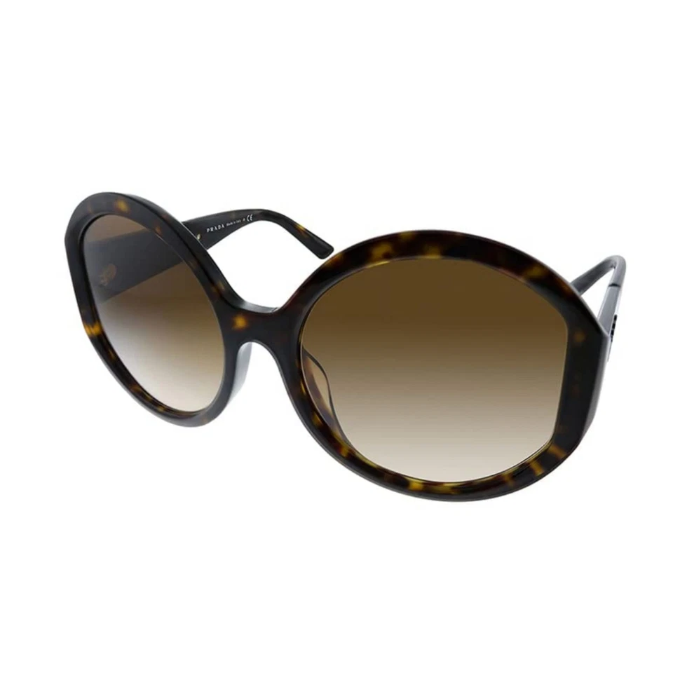 Gafas de sol Prada PR 22XSF 2AU6S1 Havana de plástico redondas lentes degradadas marrones Foto 4 de 4