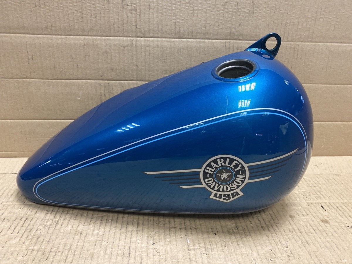 Harley Davidson Softail Fat Boy Fuel Tank Set Aqua Pearl | eBay