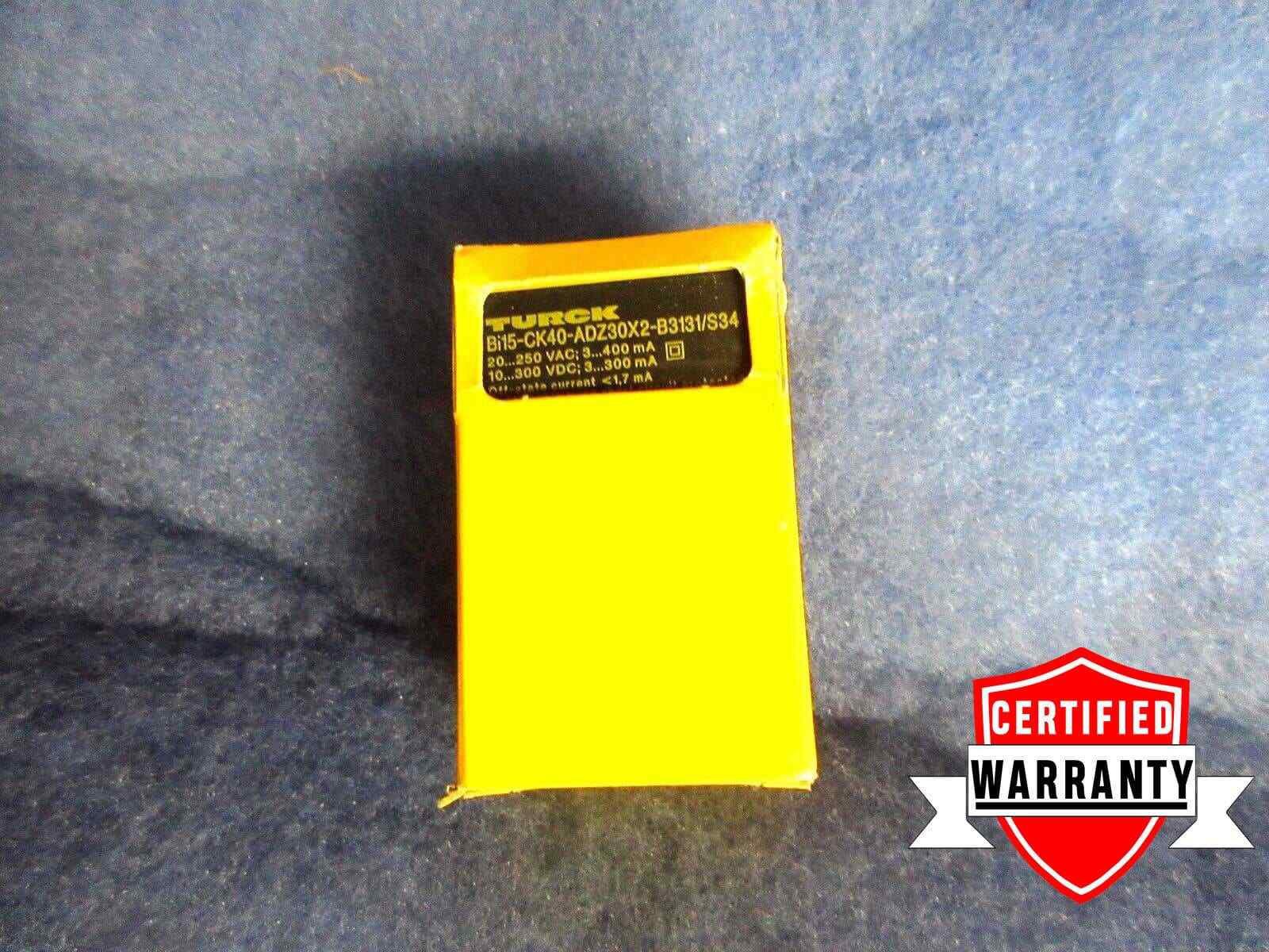 NEW Turck Bi15-CK40-ADZ30X2-B3131/S34 PROXIMITY SENSOR VALVE POSITION Bi15 CK40