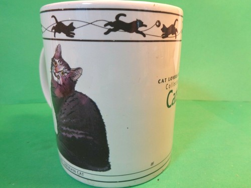 Cat Lovers Limited/Abyssinian Cat & Brown Tabby Siberian Cat Mug (Used/EUC) - Picture 7 of 12