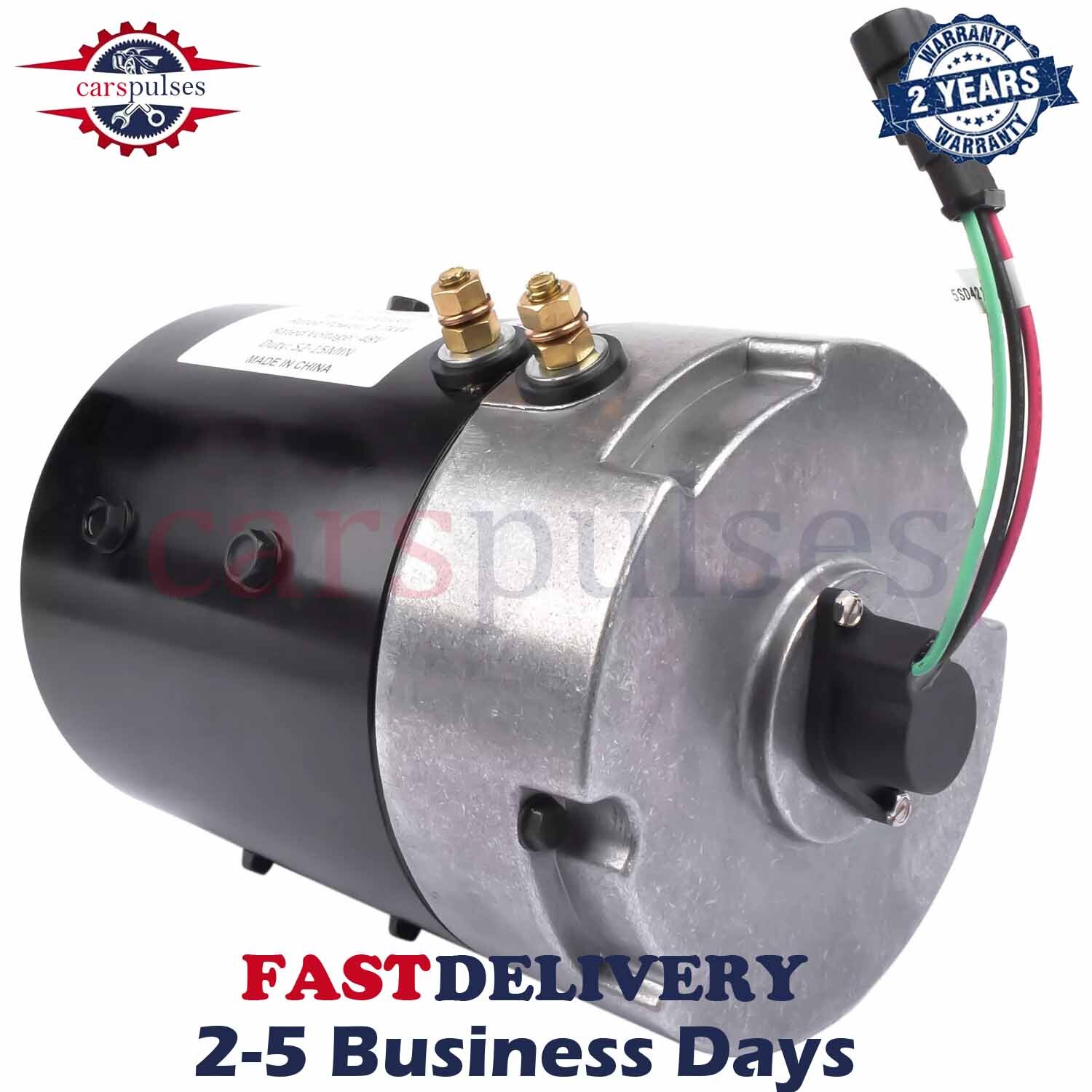 Club Car IQ & I2 48 Volt Golf Cart Replacement Motor for 2001-Up 48 Volt IQ & I2