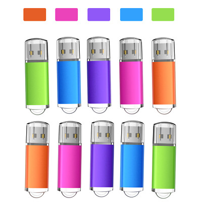 Kootion 5 /10/ 100 Stück 16GB USB 2.0 Metal Speichermedien USB Memory Sticks Lot