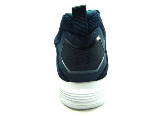DC MEN'S VANDIUM NAVY WHITE SKATE SHOES SIZE 12 - Picture 4 of 8