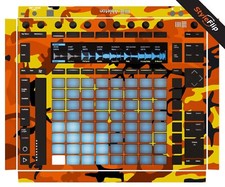 Ableton Push 2 Skin Orange Camo Protective Decal StyleFlip Skins