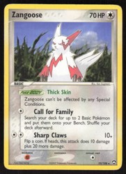 Zangoose 25/108 EX Power Keepers