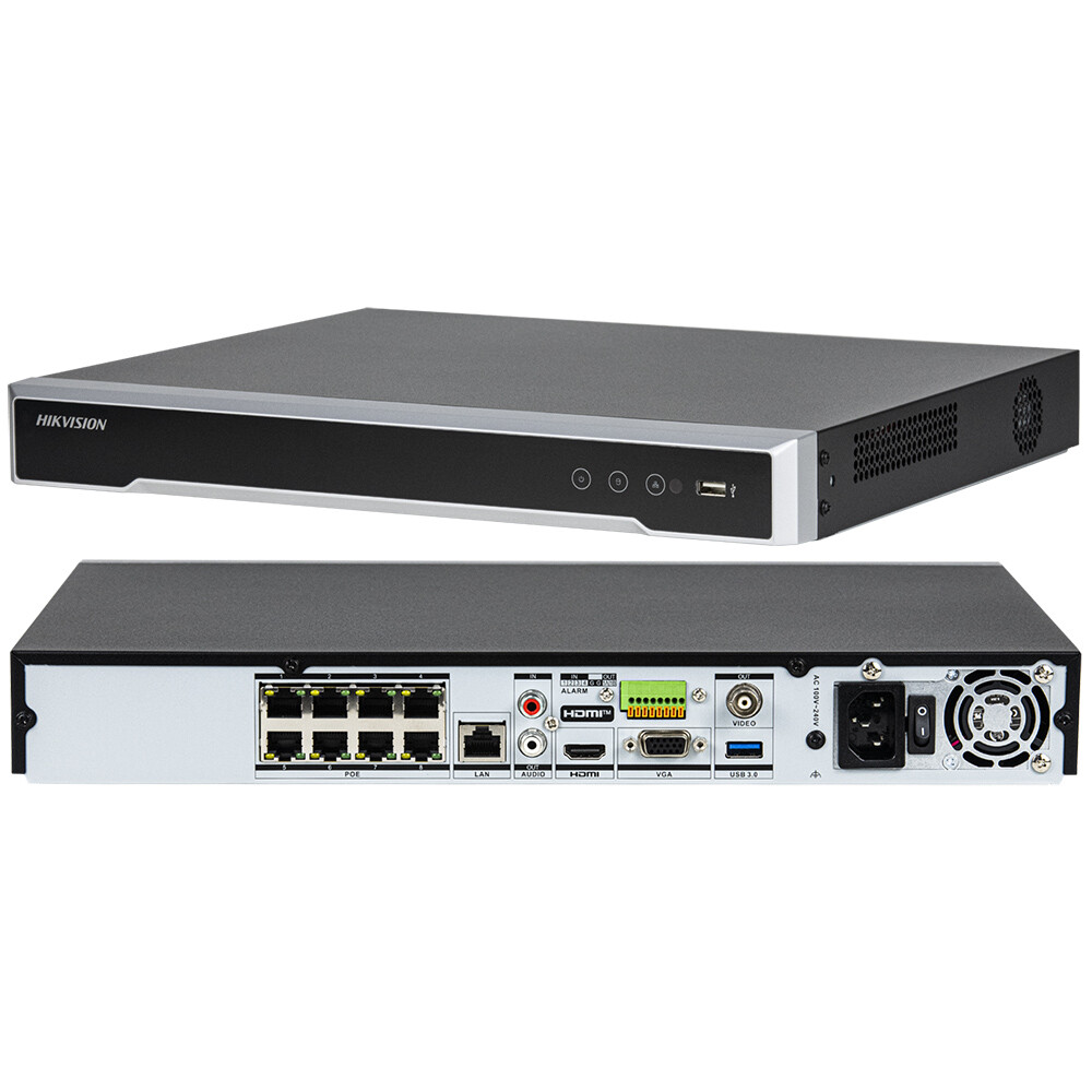 Hikvision DS-7608NI-M2/8P 8CH 8POE 2HDD 32MP Dual-Stream
