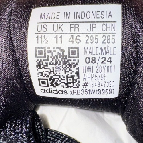 ADIDAS Ultrabounce Sneaker Men’s 11.5 Black, Gray & White Running Shoes HP5796 - Picture 5 of 16
