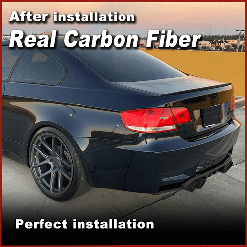 Alerón trasero de carbono maletero labio alerón para BMW SERIE 3 E92 325i M3 Coupé  - Imagen 3 de 13