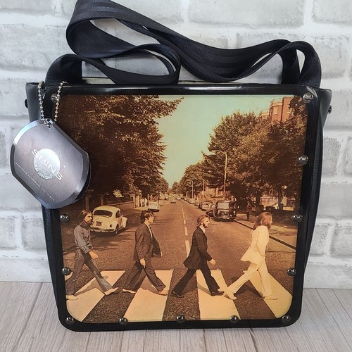 Original SPINS Album Handtasche Beuteltasche Beatles Abbey Road Vinyl Sammlerstück - Bild 12 von 12