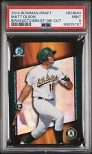 2014 Bowman Draft Bowman Scout's Breakouts Matt Olson #BSBMO RC BRAVES PSA 9
