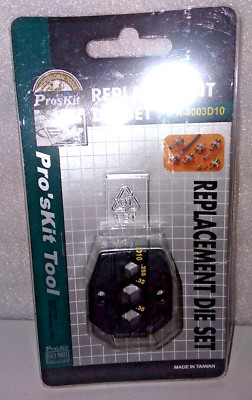 Eclipse Tools Pro'sKit Lunar Series Die Set for CATV ''F'' Type RG59, RG6, and RG6