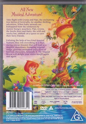 Fern Gully II - The Magical Rescue - DVD (Region 4 PAL) | eBay