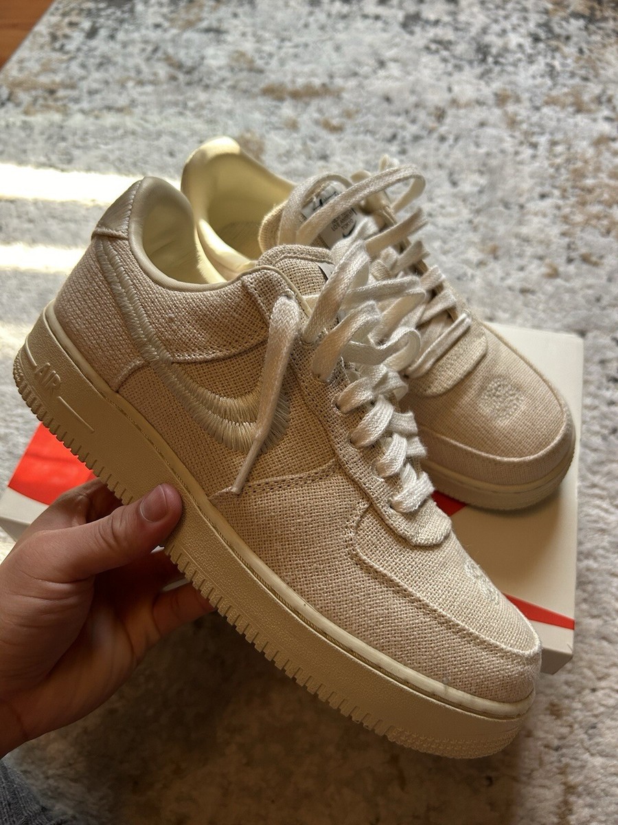 Nike Air Force 1 Low x Stussy Fossil Size 7.5M | eBay Nike Air Force 1 Low x Stussy Fossil Size 7.5M | eBay