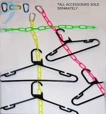 PLASTIC METAL CHAIN HANGING MARKET STALL SHOP DISPLAY CARABINER HOOKS