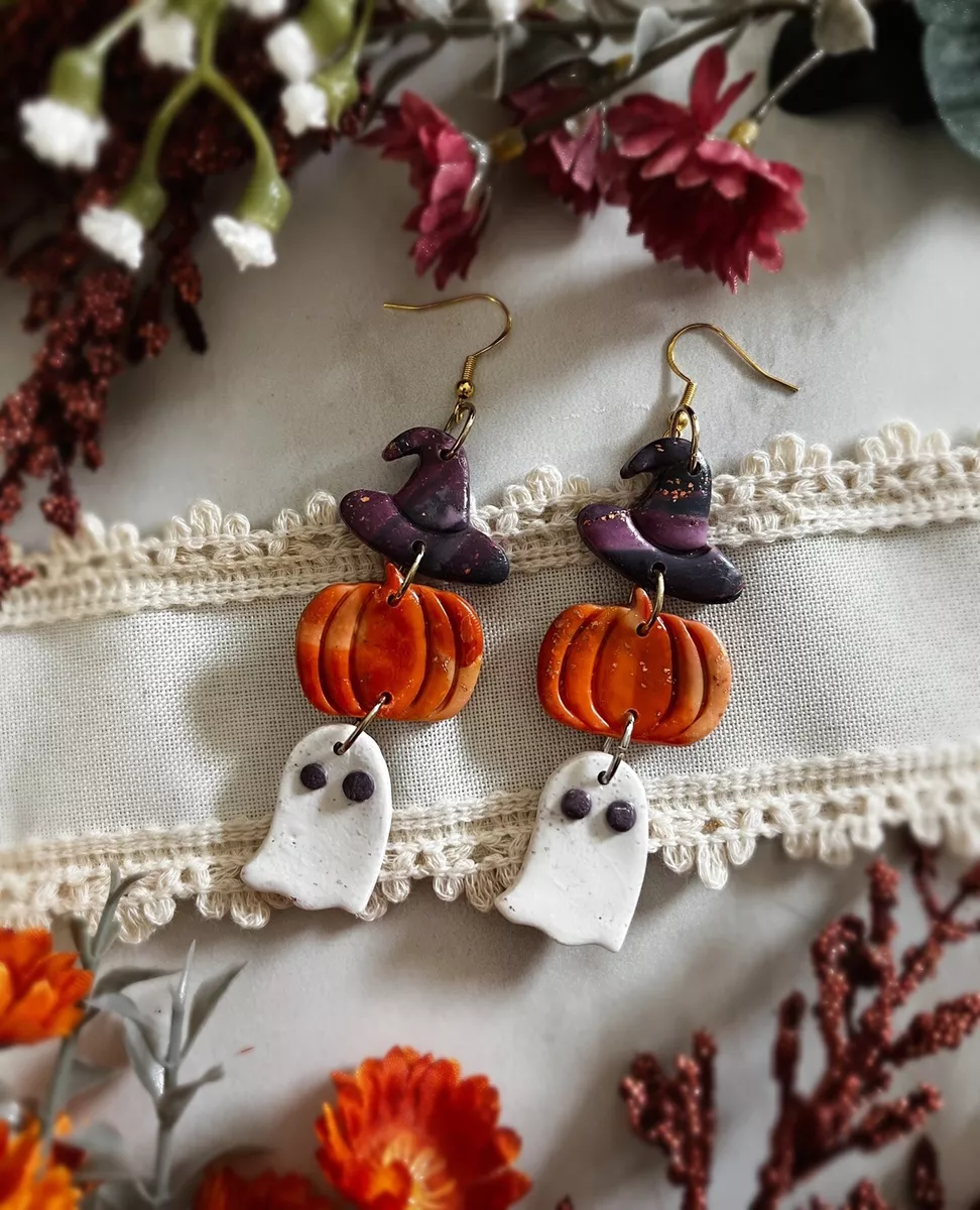 Halloween Earrings Handmade polymer Clay Earrings