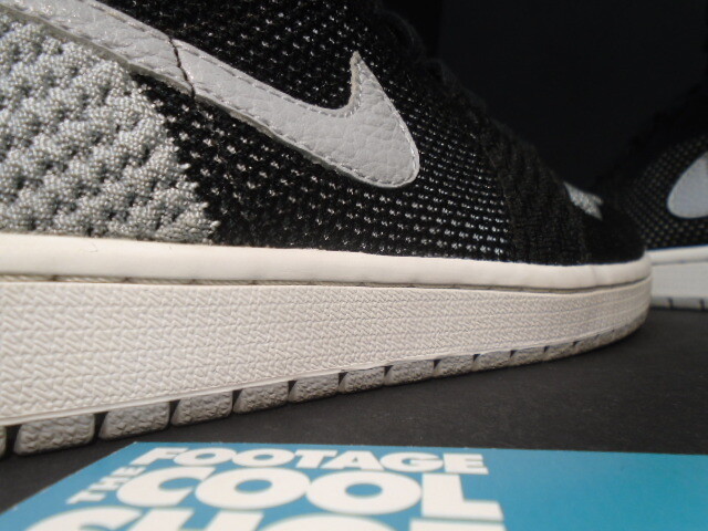NIKE AIR JORDAN 1 RETRO HI FLYKNIT OG BLACK SHADOW WOLF GREY NIKE AIR JORDAN 1 RETRO HI FLYKNIT OG BLACK SHADOW WOLF GREY