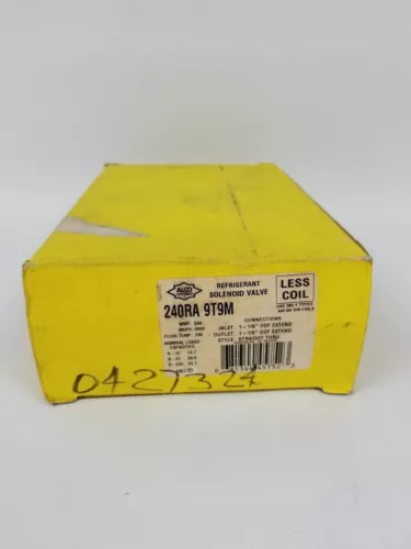 Alco Controls Refrigerant Solenoid Valve 240RA 9T9M New Old Stock