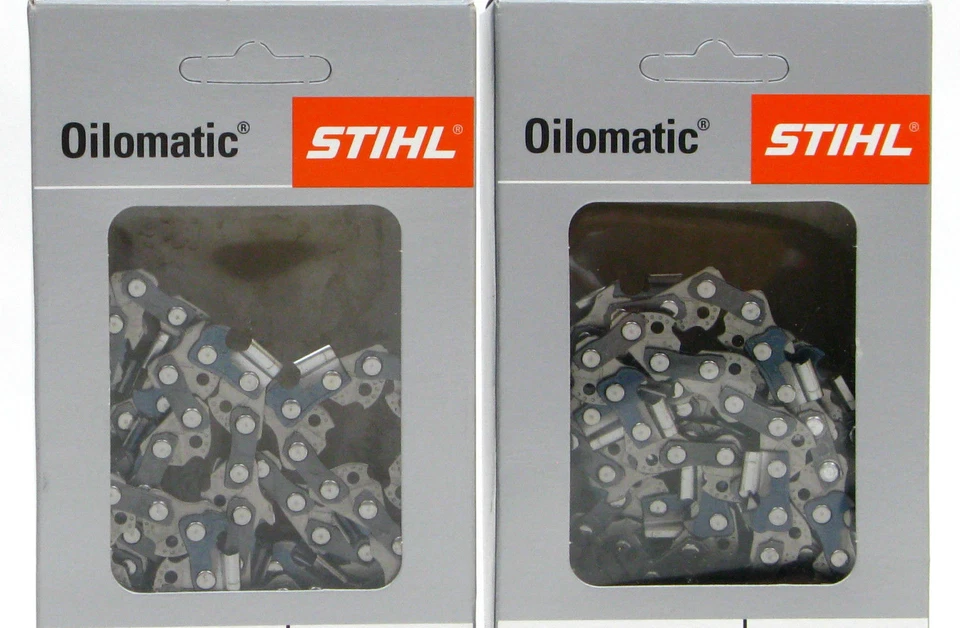 Sägekette x 2 Stihl 3636 000 0050 PM 3 3/8"P 1,3mm 50 Glieder 35cm 63 PM 3