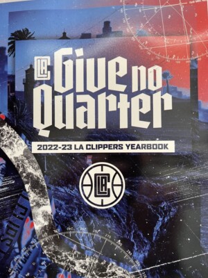 2022 - 2023 LOS ANGELES L.A. CLIPPERS BASKETBALL YEARBOOK NBA FINALS CHAMPIONS