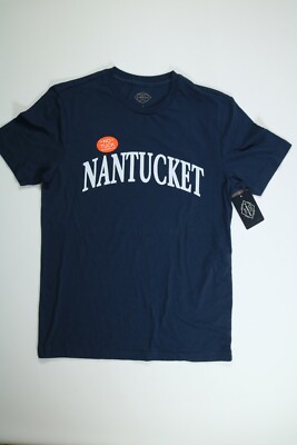 Men's St Johns Bay Vintage Indigo Short Sleeve Nantucket T-Shirt