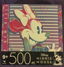 Disney Minnie Mouse Puzzle 11" X 14" 500 Piece Expert Puzzlers Small Pieces Hard