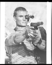 Dolph Lundgren Universal Soldier points gun Original Studio 8x10 Negative 1992