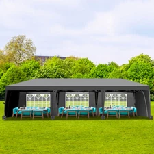 10'x20' 30' Pop Up Canopy Tent Wedding Party Outdoor Waterproof Gazebo Sidewalls
