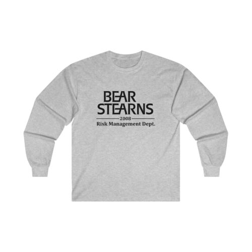 Langarm-T-Shirt Bear Stearns 2008 Risikomanagementabteilung Rundhalsausschnitt - Bild 4 von 15