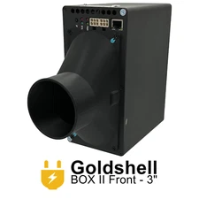 Goldshell Front to 3 Inch - Fan Shroud Adapter Silencer ASIC Mini-Doge Box II