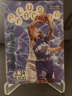 1998-99 Fleer Tradition  Plus Factor Shawn Bradley #138
