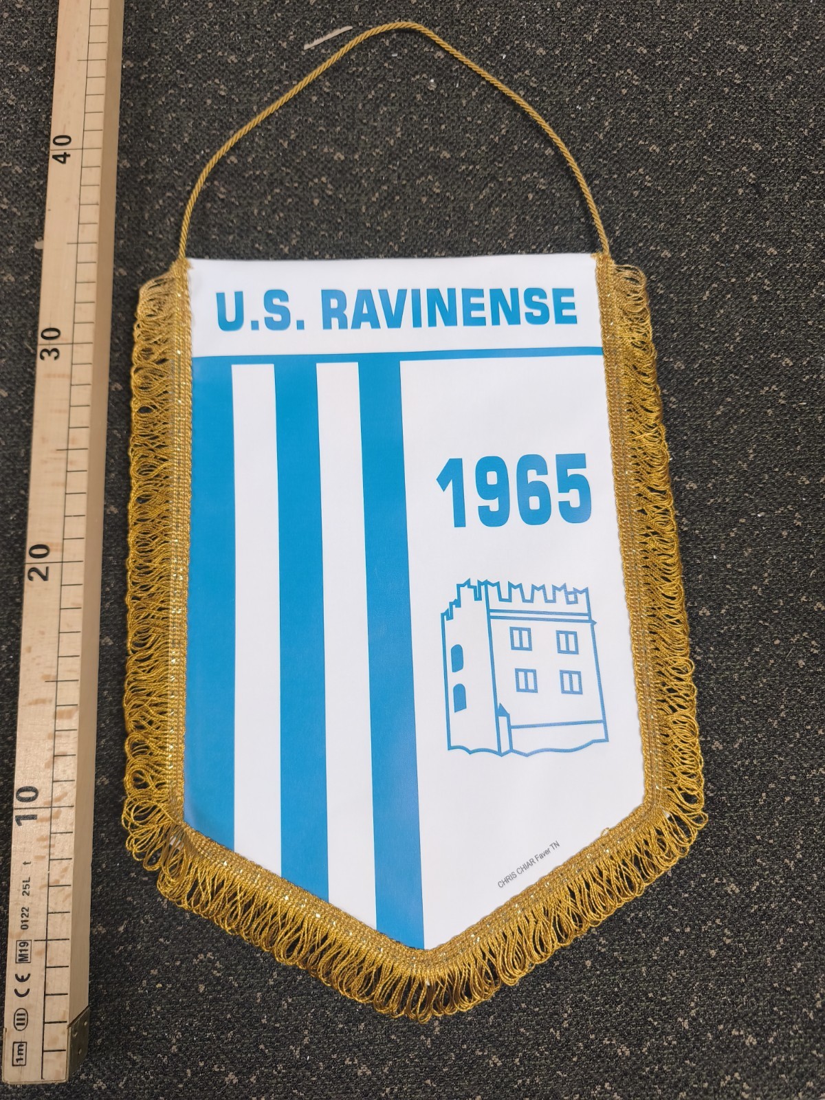 Gagliardetto CALCIO football CLUB Pennant Fanion Banderín wimpel RAVINENSE