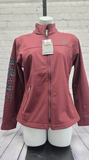 Ariat Woman's Team JACKET Tawny Port AZTEC LOGO