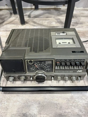 Vintage JVC 3070 Boombox Radio Cassette Television Works!