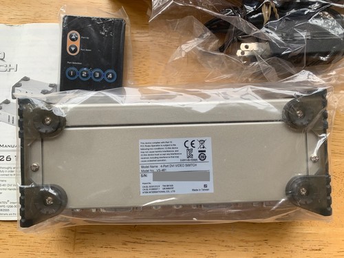 Aten Technology VS461 4-Port DVI Video Switch; Unused missing original box - Afbeelding 3 van 7