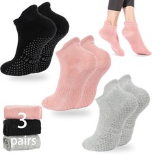 Grip Pilates Socks Non Slip Athletic Yoga Socks with Grips for Women Grippy sock